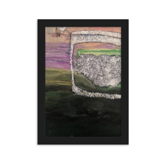Framed Oil Painting Poster - Interference