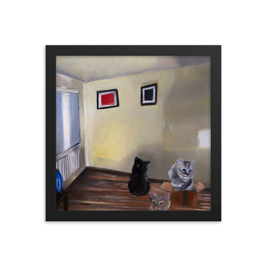 Framed Oil Painting Poster - Room