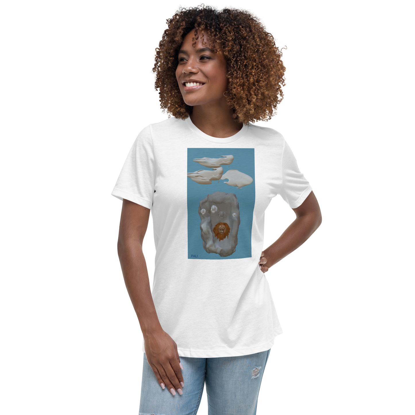 Women's Relaxed T-Shirt - Lion in the Rock